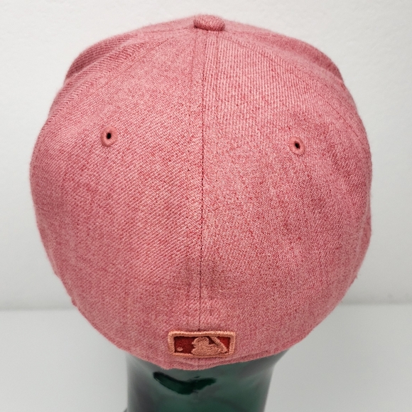 New Era 59Fifty Los Angeles Angels Classic Fitted Hat Red Heather Size 7 1/8 - Picture 3 of 15
